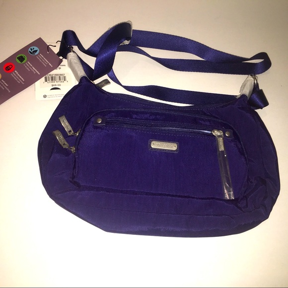 Baggallini Slim Strap - Navy Rainbow, Adjustable Crossbody Strap For Bags & Pouches